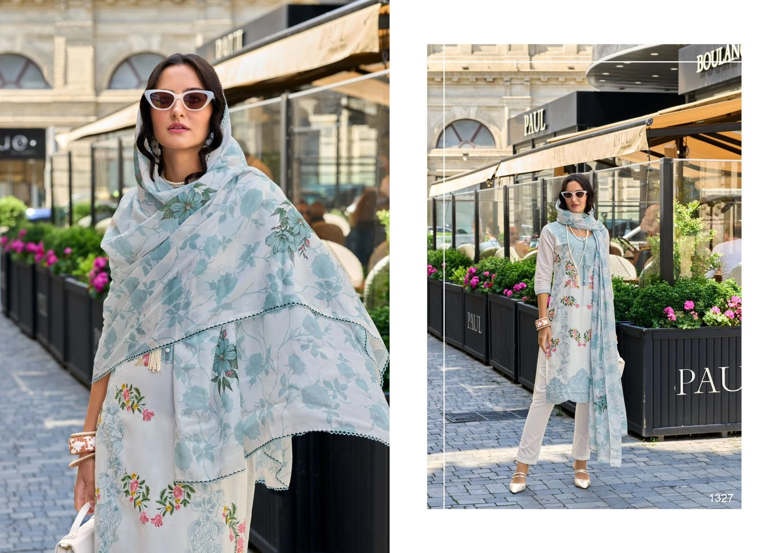 Zaveri Saima Cotton Wholesale Fancy Readymade Salwar Suit Catalog — Wholesale Salwar Suits, MPA wholesale from Surat — view 3